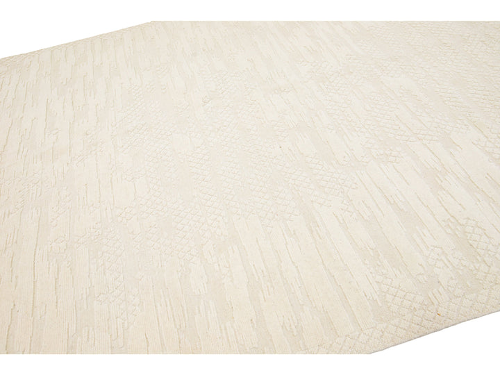 Modern Moroccan Wool Rug 8 X 10