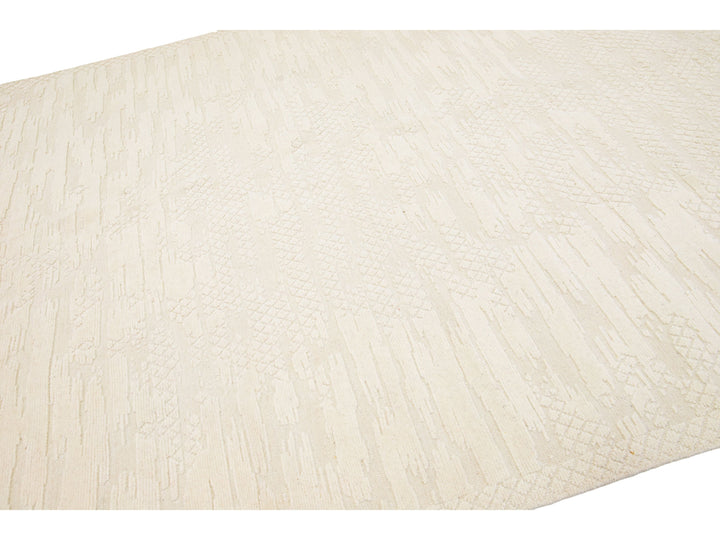 Modern Moroccan Wool Rug 8 X 10