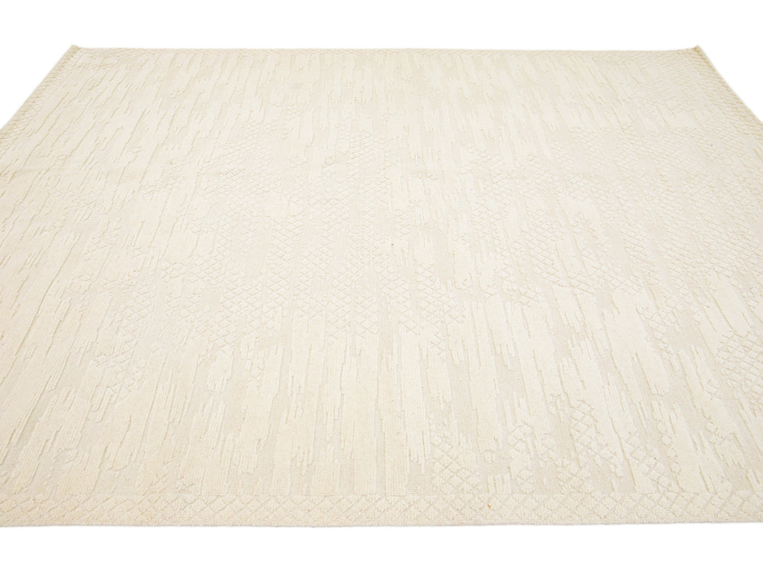 Modern Moroccan Wool Rug 8 X 10