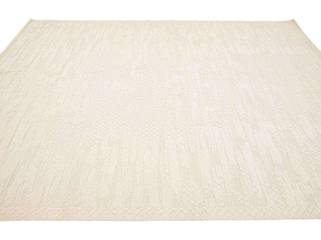 Modern Moroccan Wool Rug 8 X 10