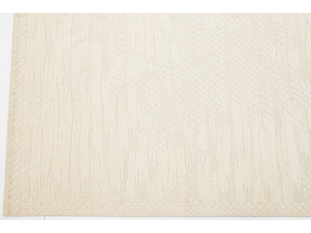 Modern Moroccan Wool Rug 8 X 10