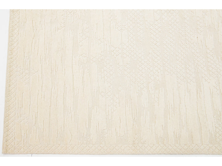 Modern Moroccan Wool Rug 8 X 10