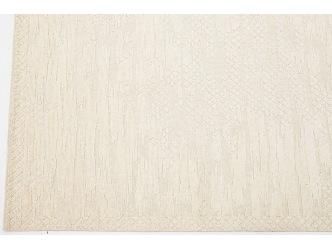 Modern Moroccan Wool Rug 8 X 10