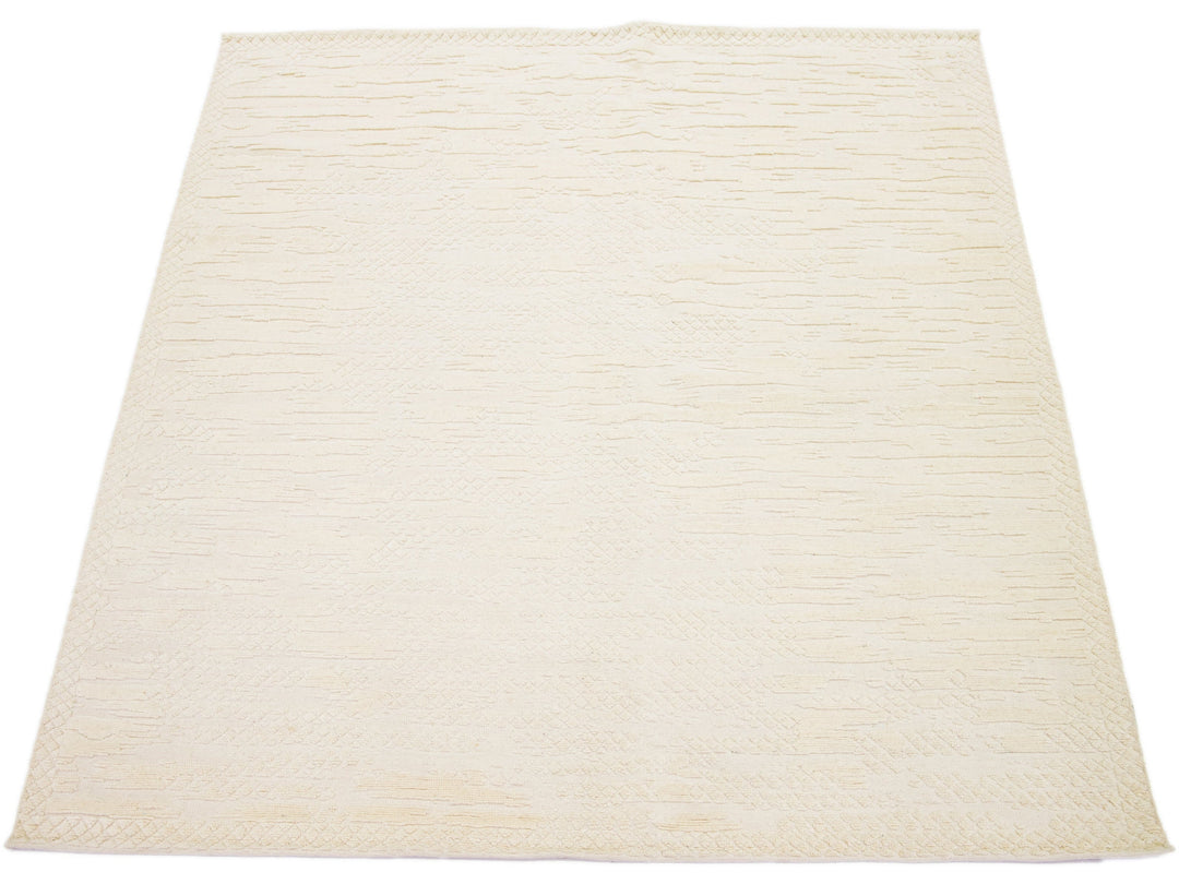 Modern Moroccan Wool Rug 8 X 10