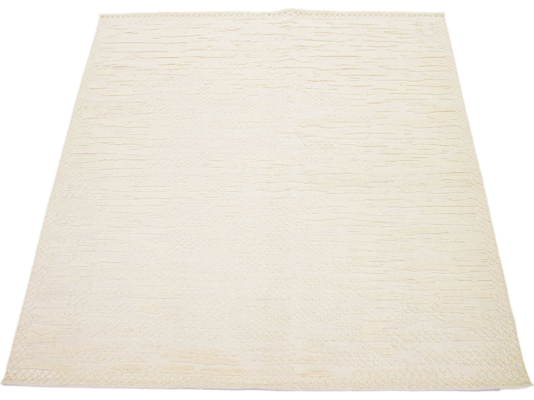 Modern Moroccan Wool Rug 8 X 10
