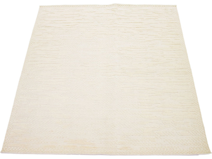 Modern Moroccan Wool Rug 8 X 10