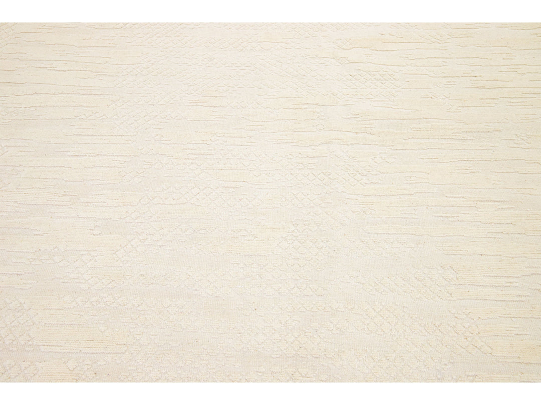 Modern Moroccan Wool Rug 8 X 10