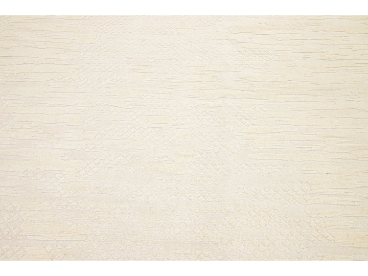 Modern Moroccan Wool Rug 8 X 10