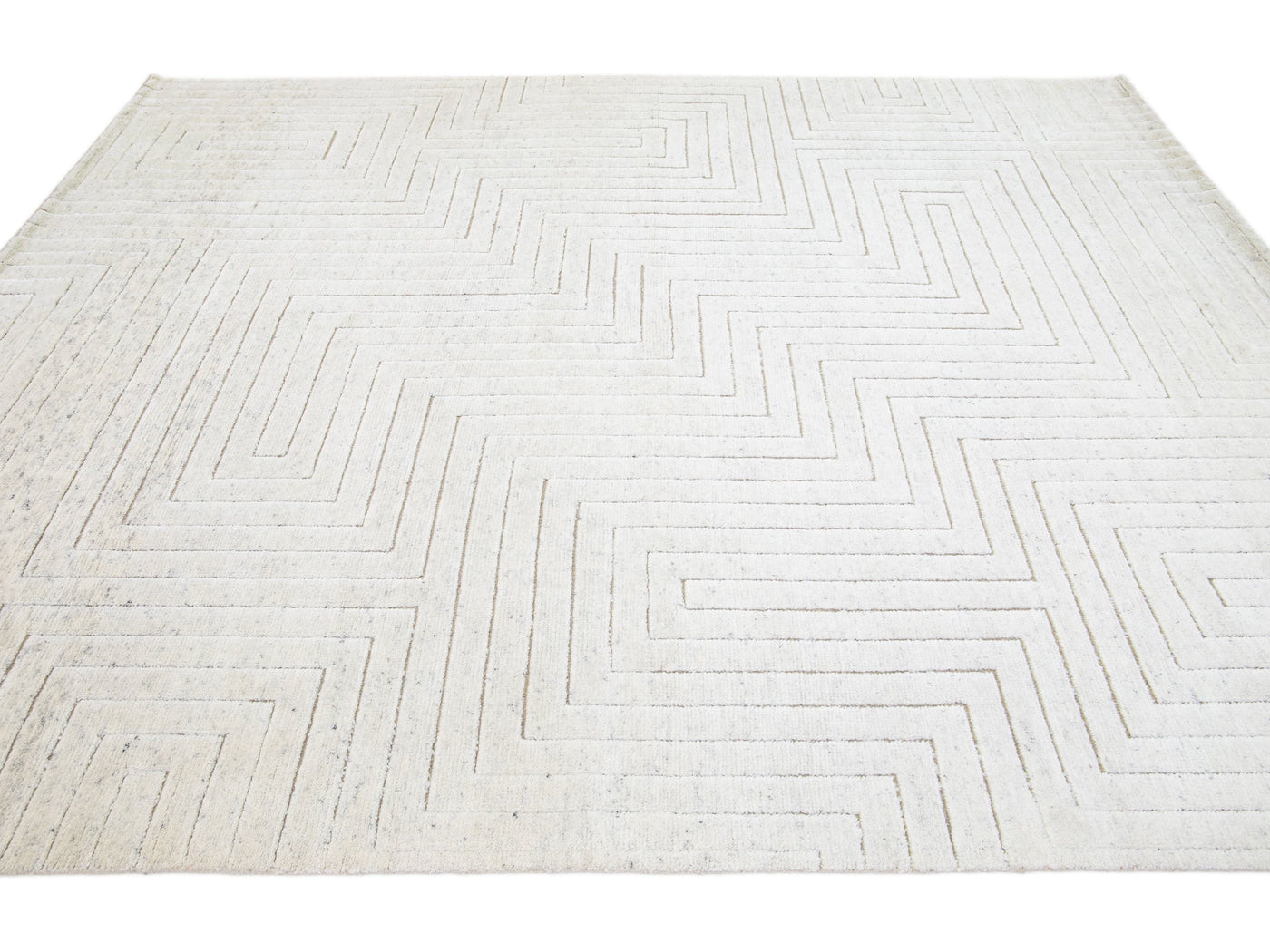 Modern Moroccan Wool Rug 8 X 10