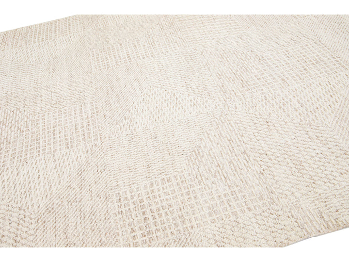 Modern Moroccan Wool Rug 8 X 10