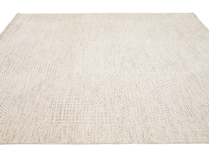 Modern Moroccan Wool Rug 8 X 10