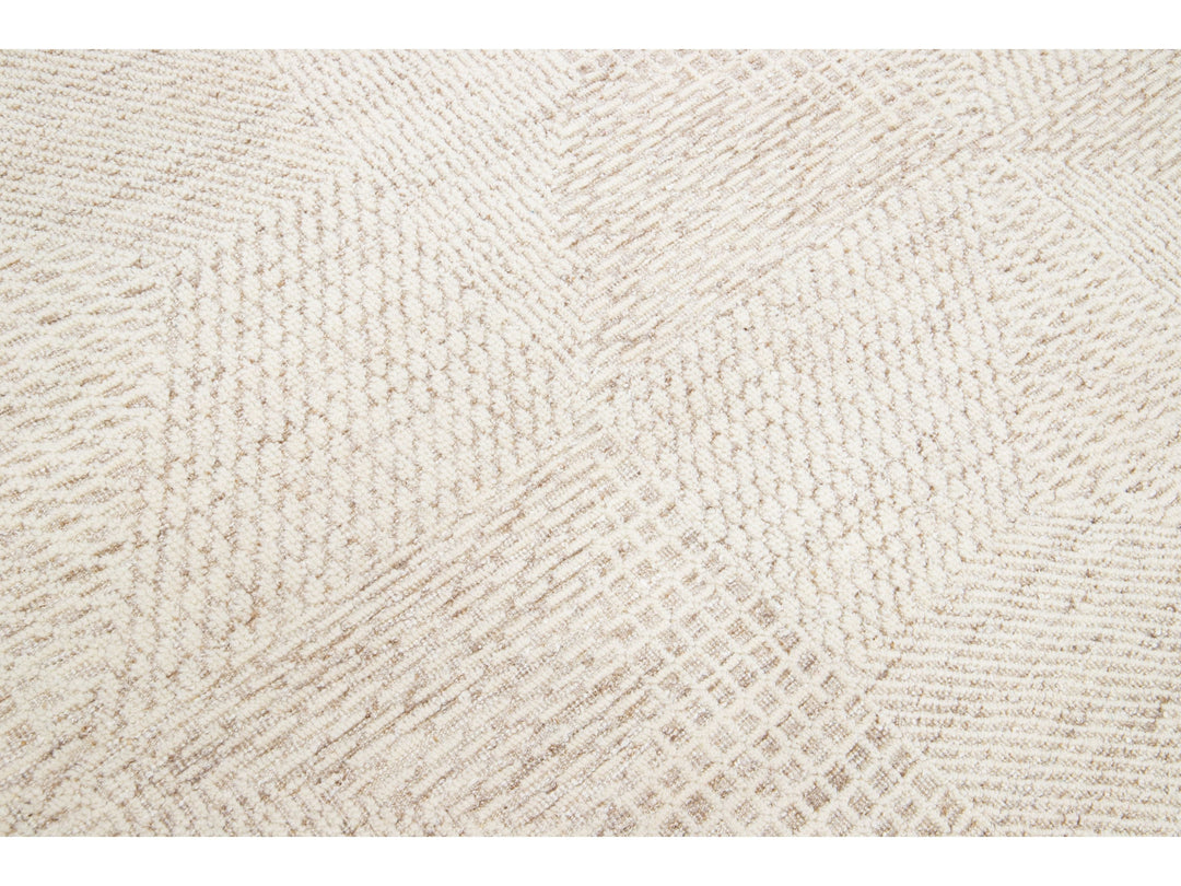 Modern Moroccan Wool Rug 8 X 10