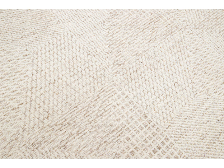 Modern Moroccan Wool Rug 8 X 10