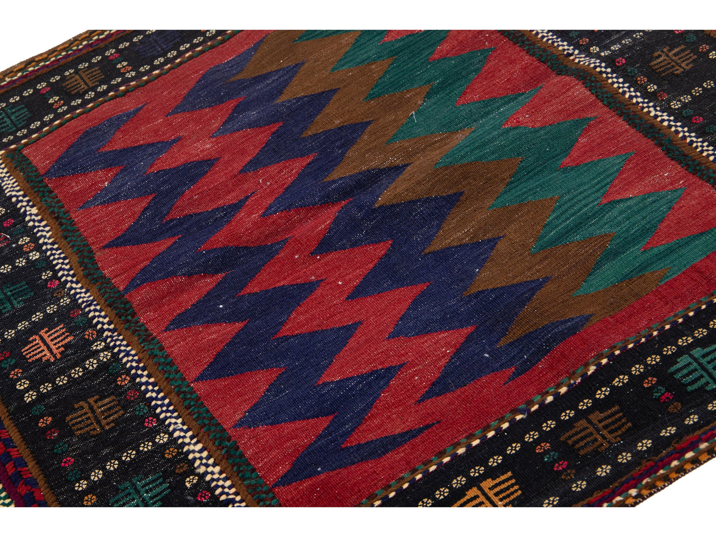 Vintage Shiraz Rug 4 X 4