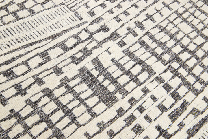 Modern Moroccan Wool Rug 8 X 10