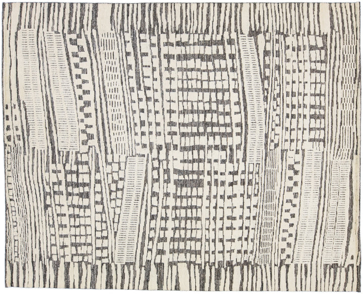 Modern Moroccan Wool Rug 8 X 10