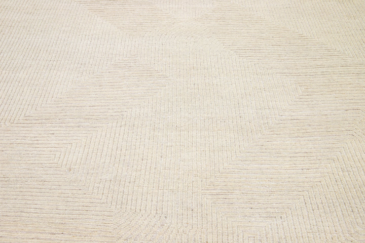Modern Moroccan Wool Rug 8 X 10
