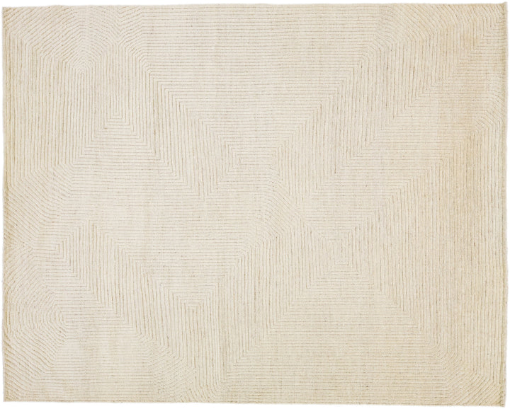Modern Moroccan Wool Rug 8 X 10