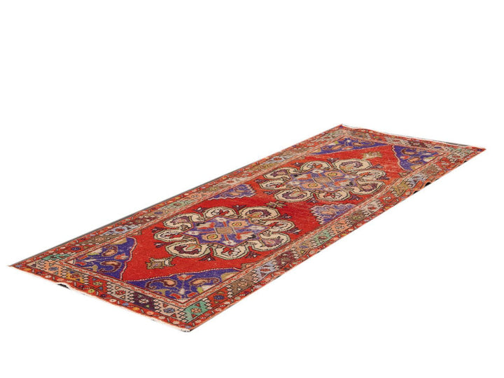 Mid 20th Century Vintage Turkish Wool Runner Rug, 3 X 8