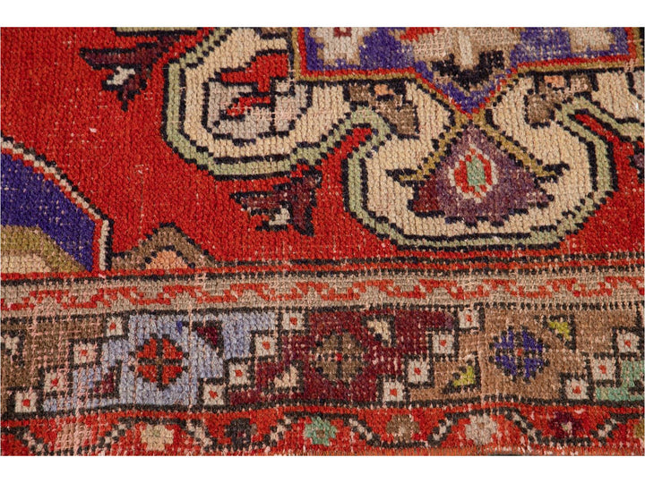 Mid 20th Century Vintage Turkish Wool Runner Rug, 3 X 8