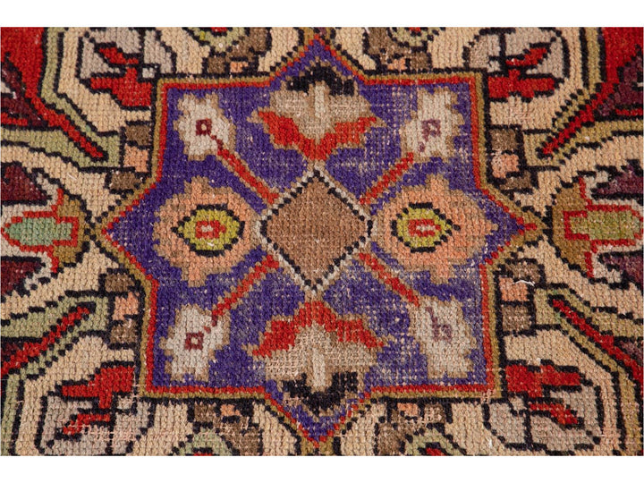 Mid 20th Century Vintage Turkish Wool Runner Rug, 3 X 8