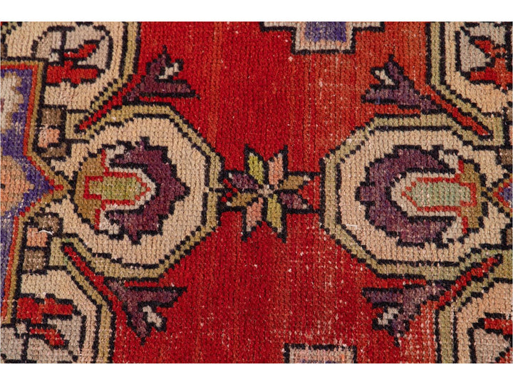 Mid 20th Century Vintage Turkish Wool Runner Rug, 3 X 8