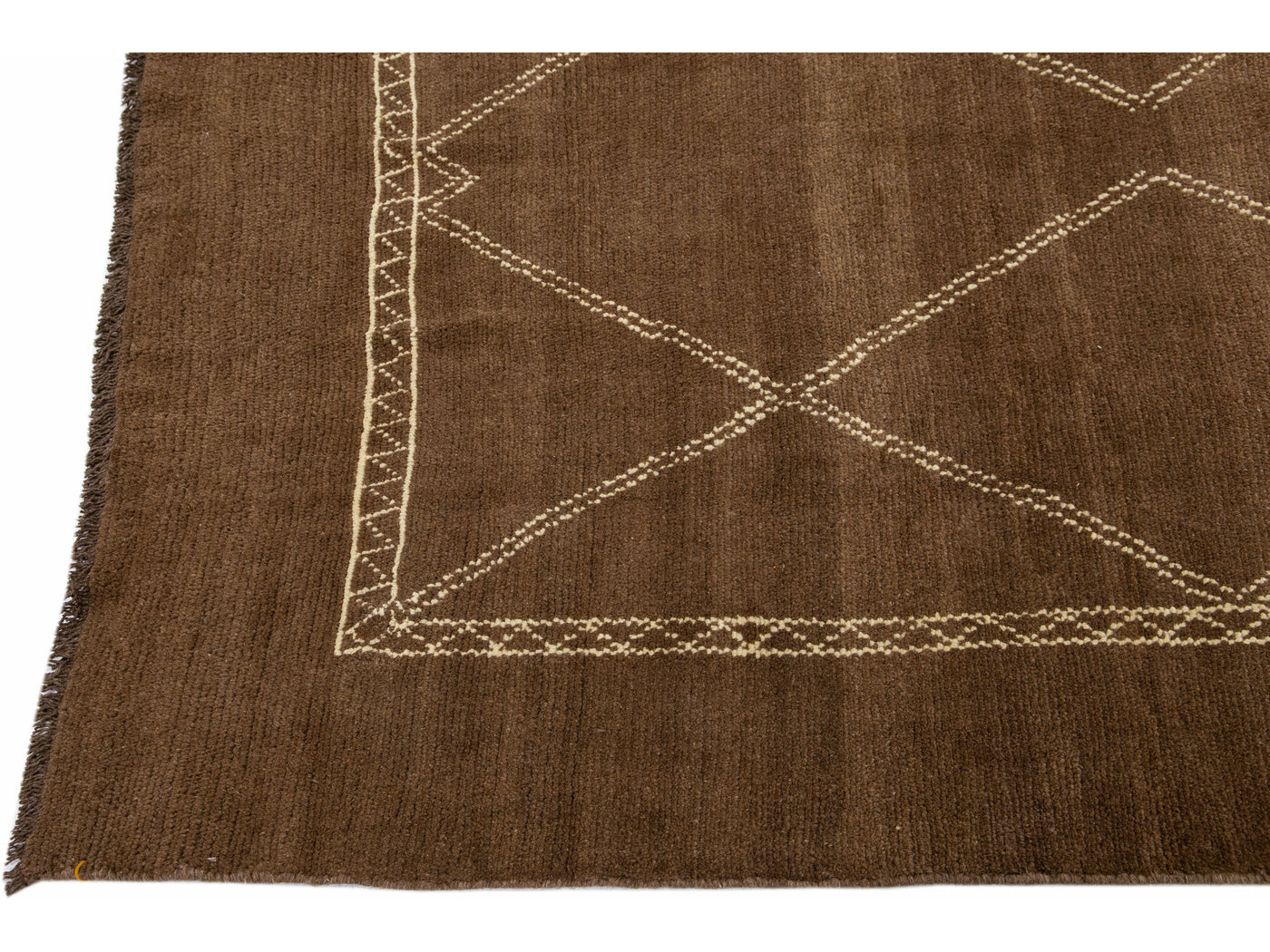 Modern Moroccan Wool Rug 6 X 10