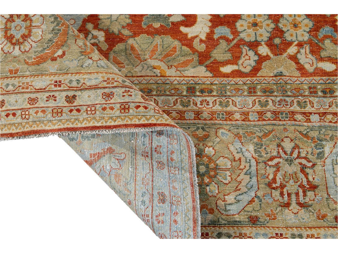 Vintage Tabriz Wool Rug 10 X 13