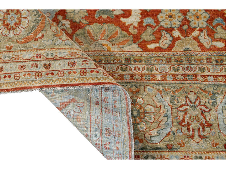 Vintage Tabriz Wool Rug 10 X 13