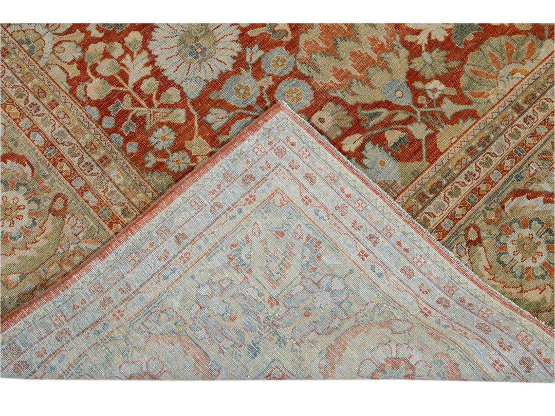 Vintage Tabriz Wool Rug 10 X 13