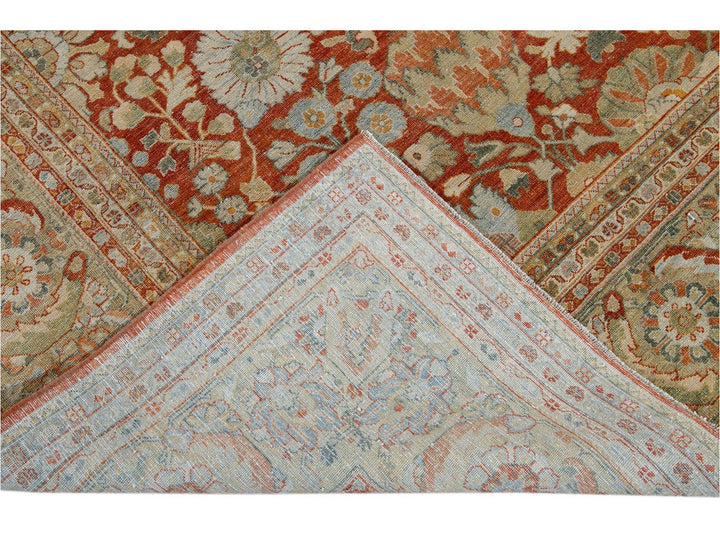 Vintage Tabriz Wool Rug 10 X 13