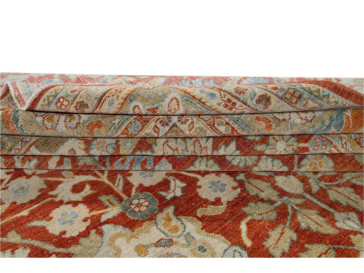 Vintage Tabriz Wool Rug 10 X 13