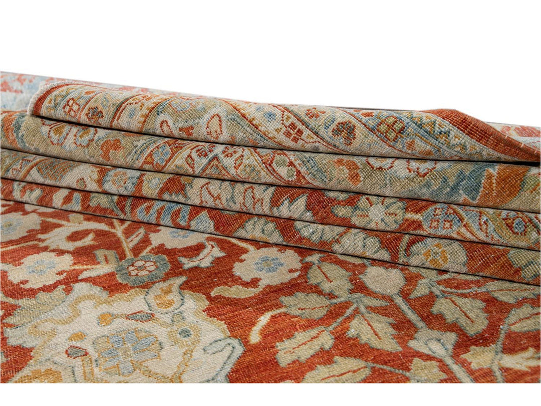 Vintage Tabriz Wool Rug 10 X 13