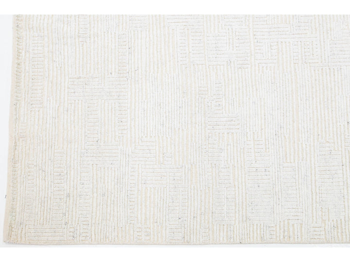 Modern Moroccan Wool Rug 8 X 10