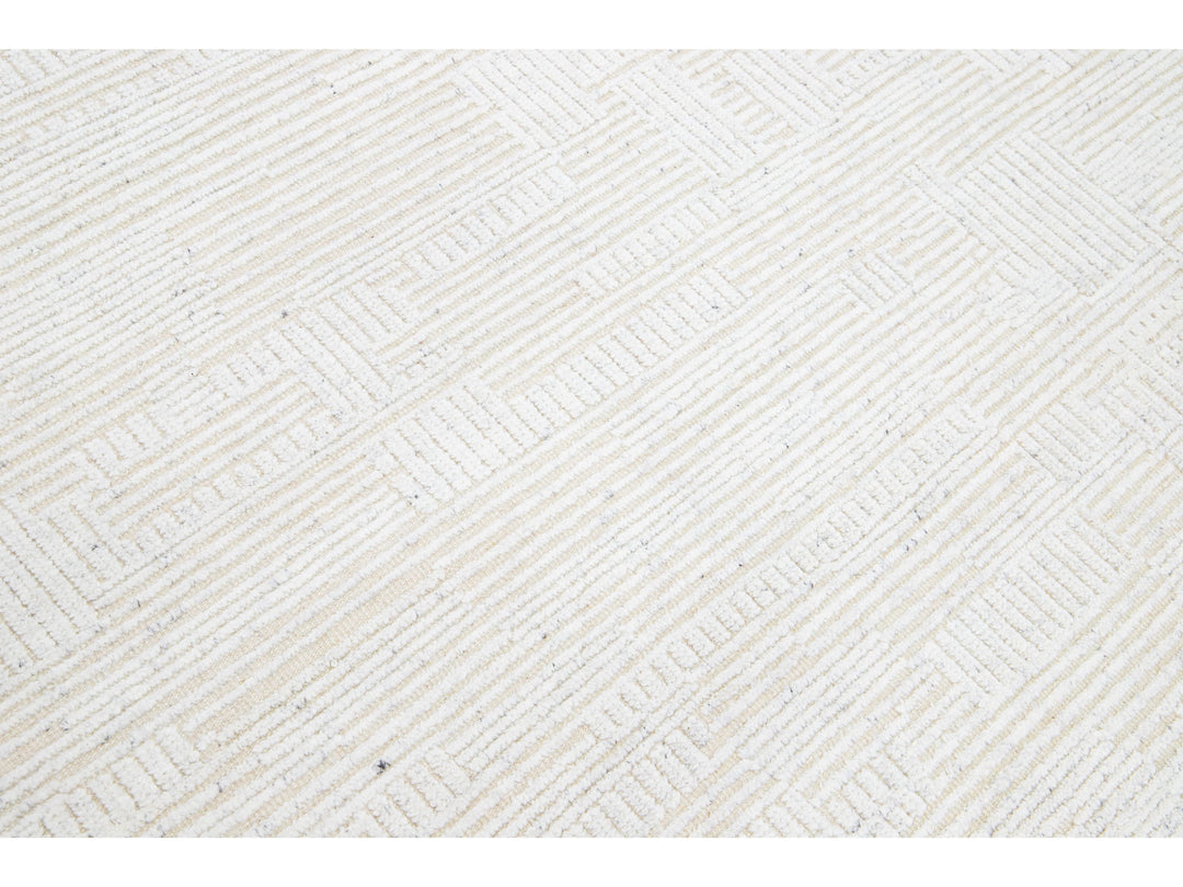Modern Moroccan Wool Rug 8 X 10