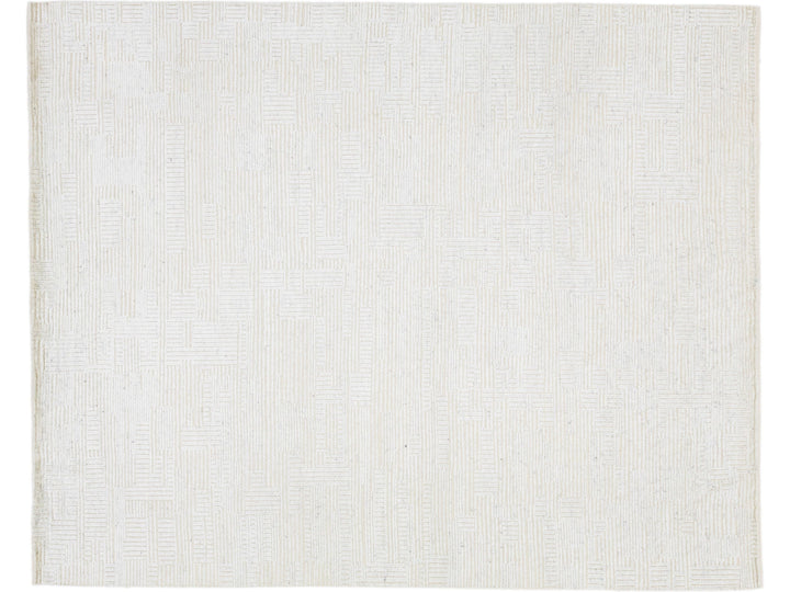 Modern Moroccan Wool Rug 8 X 10