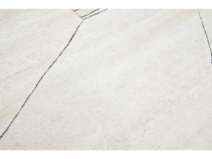 Modern Moroccan Wool Rug 9 X 12