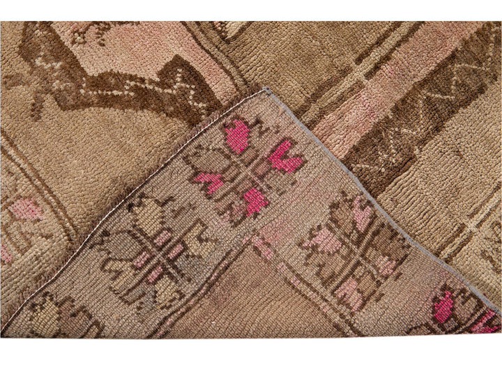 Mid-20th century Vintage Kars Runner Wool Rug 6' x 13'