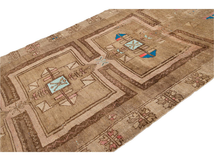 Mid-20th century Vintage Kars Runner Wool Rug 6' x 13'