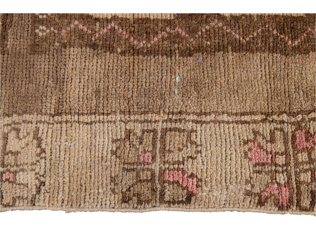 Mid-20th century Vintage Kars Runner Wool Rug 6' x 13'