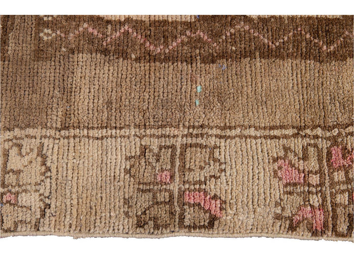 Mid-20th century Vintage Kars Runner Wool Rug 6' x 13'