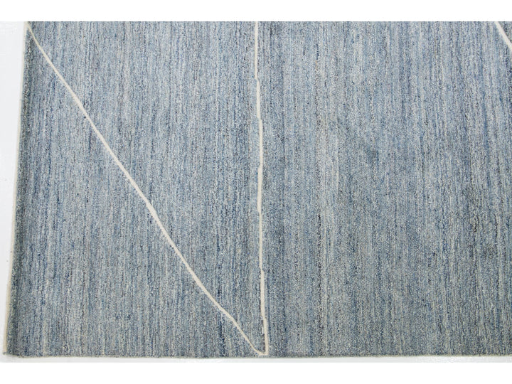 Modern Moroccan Wool Rug 12 X 15