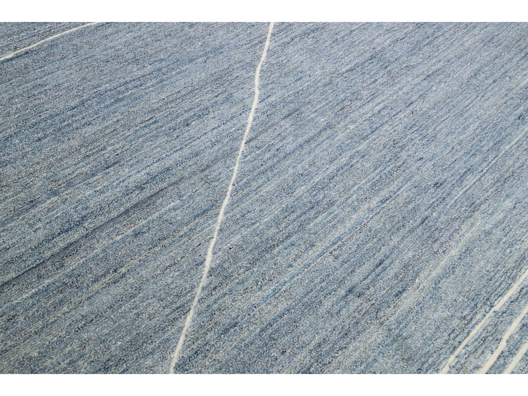 Modern Moroccan Wool Rug 12 X 15