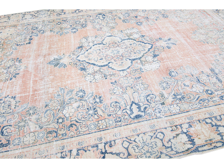 Vintage Persian Heriz Wool Rug 8 X 11