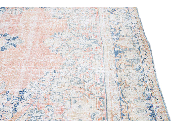 Vintage Persian Heriz Wool Rug 8 X 11