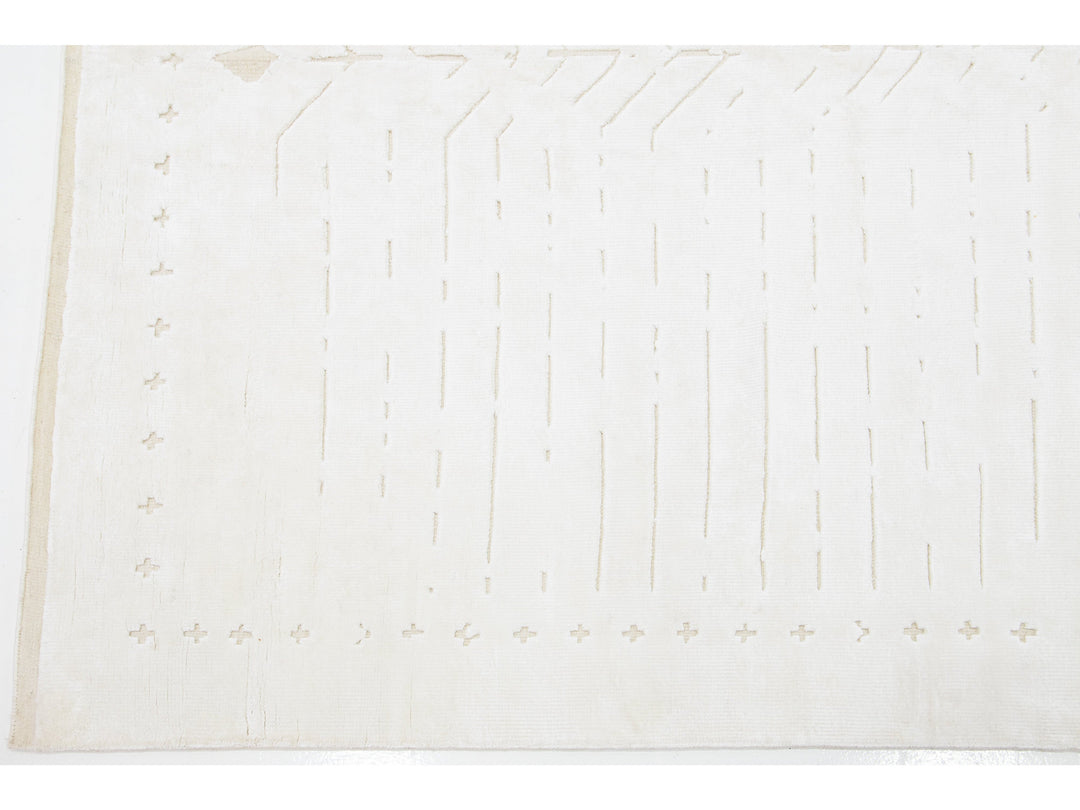Modern Moroccan Wool Rug 8 X 10