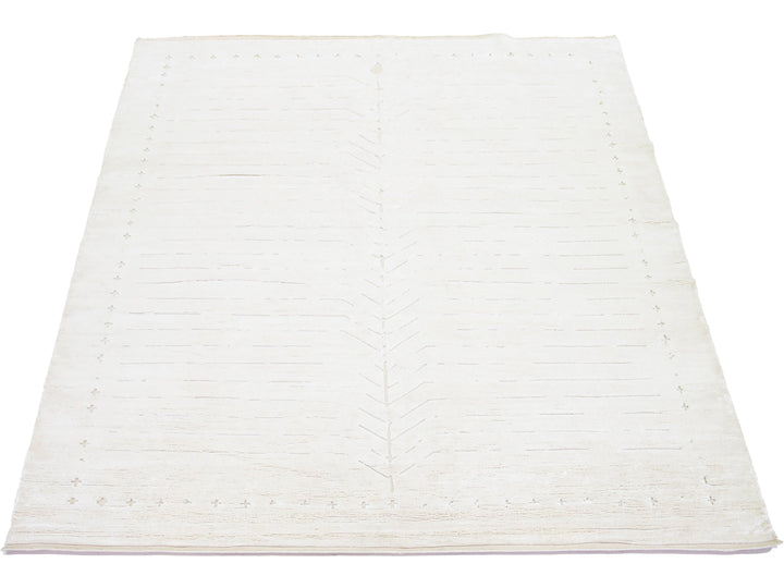 Modern Moroccan Wool Rug 8 X 10