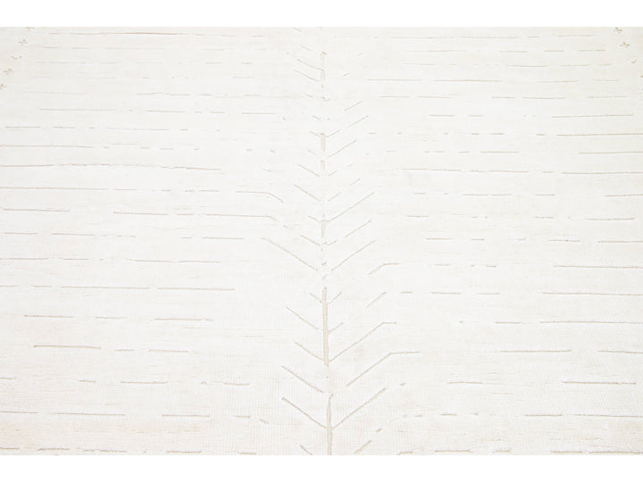 Modern Moroccan Wool Rug 8 X 10