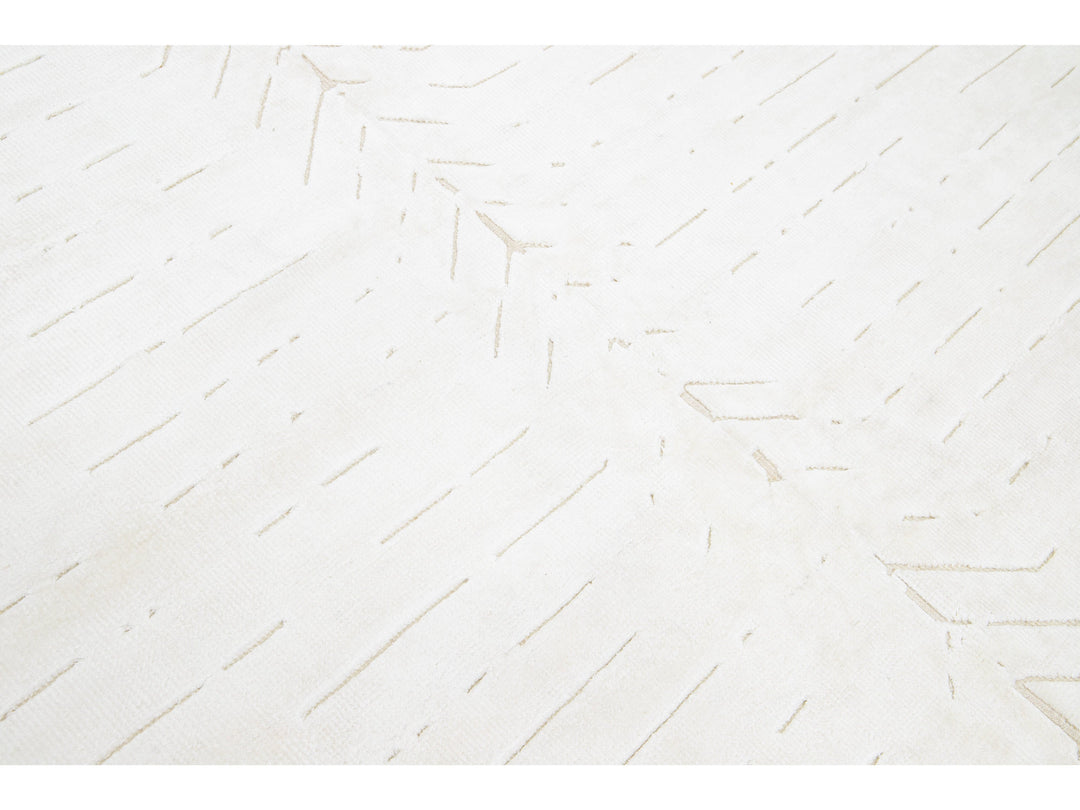Modern Moroccan Wool Rug 8 X 10