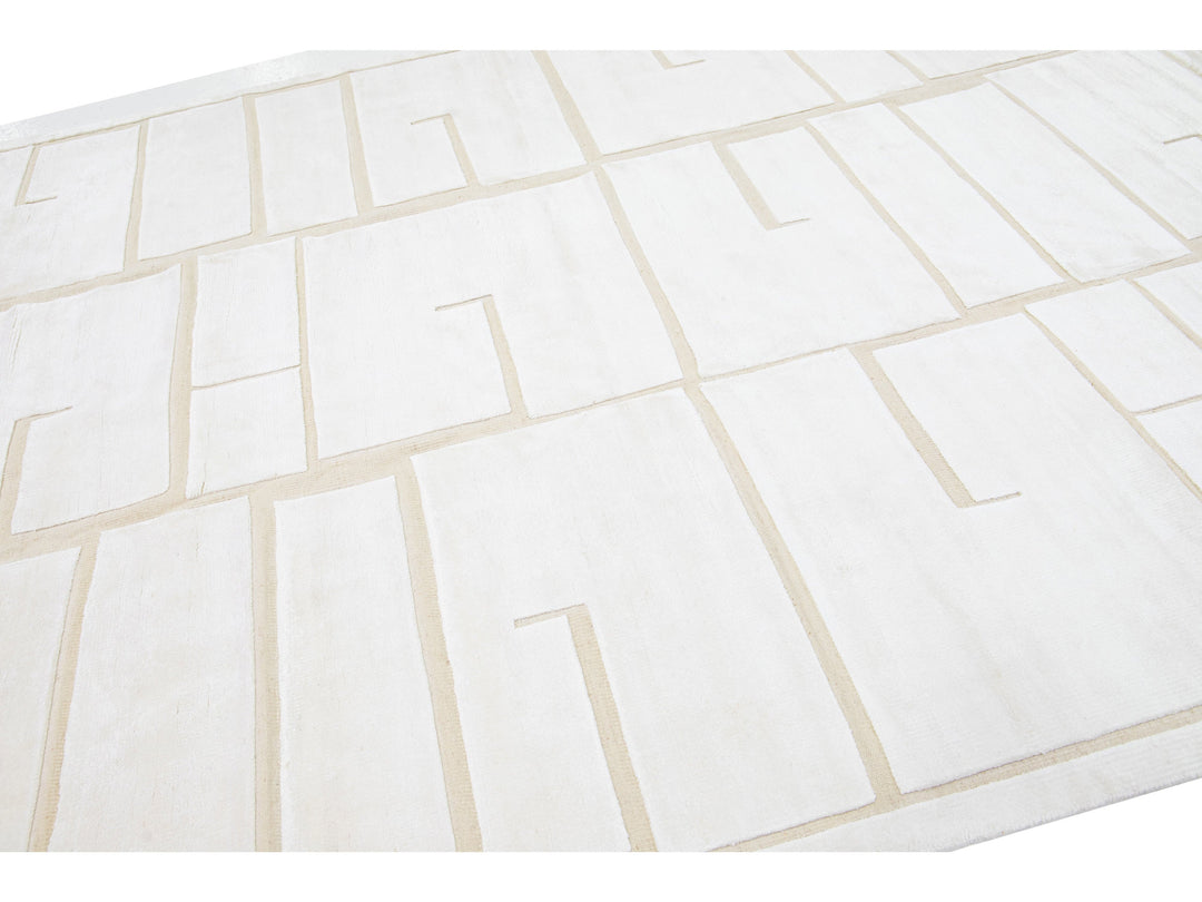 Modern Moroccan Wool Rug 8 X 10